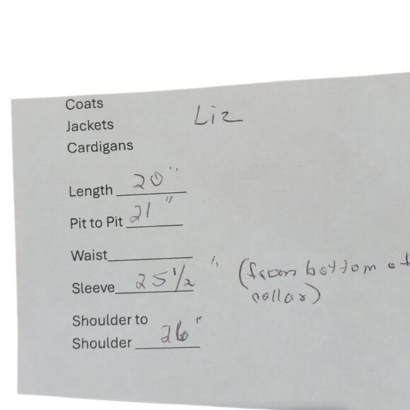 Pre-owned Liz Claiborne Woman Navy Blue 100% Cotton Cardigan (Size 1X) - Picture 4 of 4